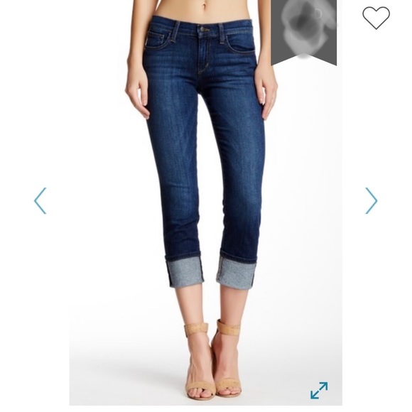 joe's jeans cuffed crop